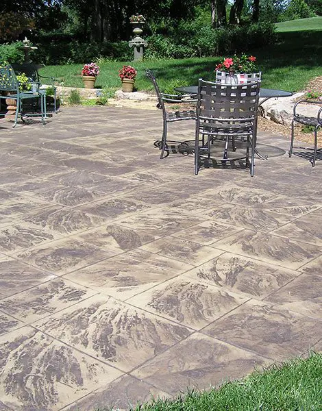 Stamped Concrete Patio in Overland Park, Kansas