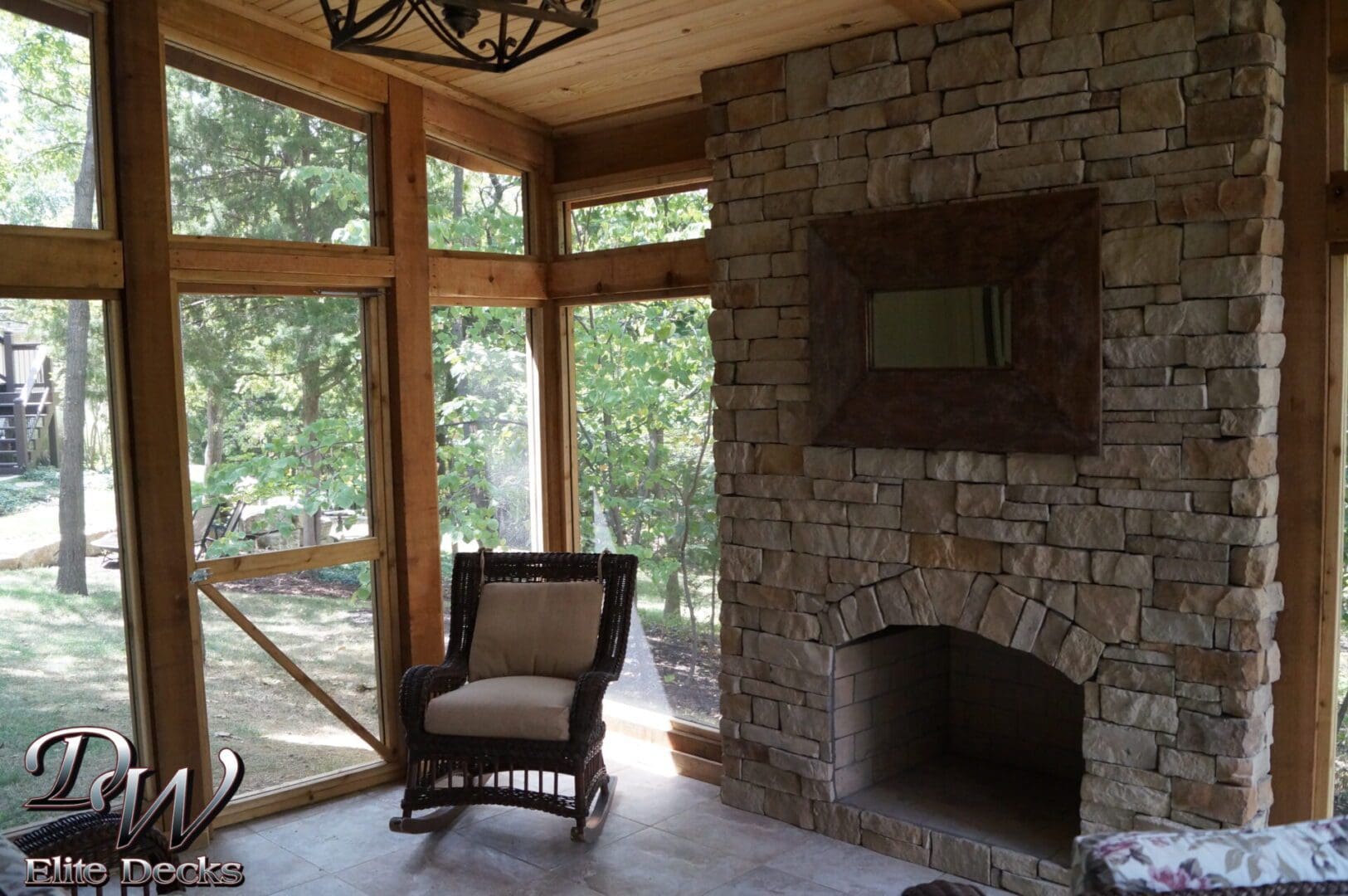 Screened Porch located in Olathe, Kansas