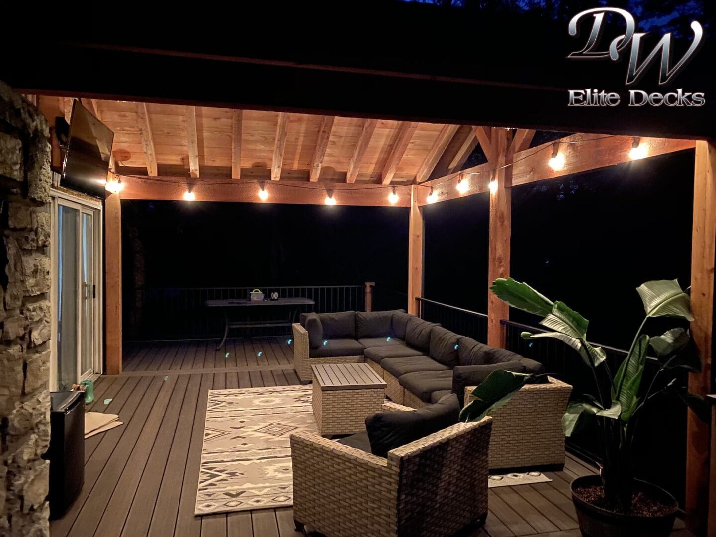 Covered Deck located in Overland Park, Kansas