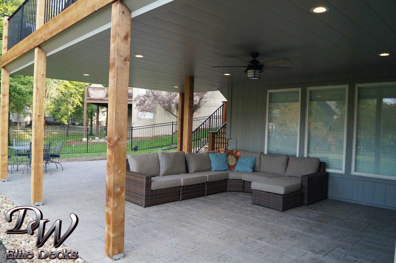 Covered Patio located in Overland Park, Kansas