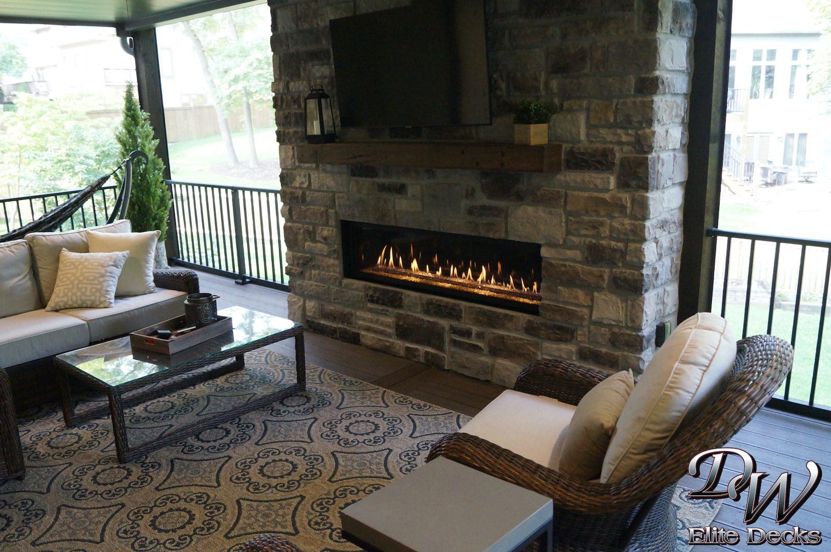 Outdoor Fireplace located in Overland Park, Kansas