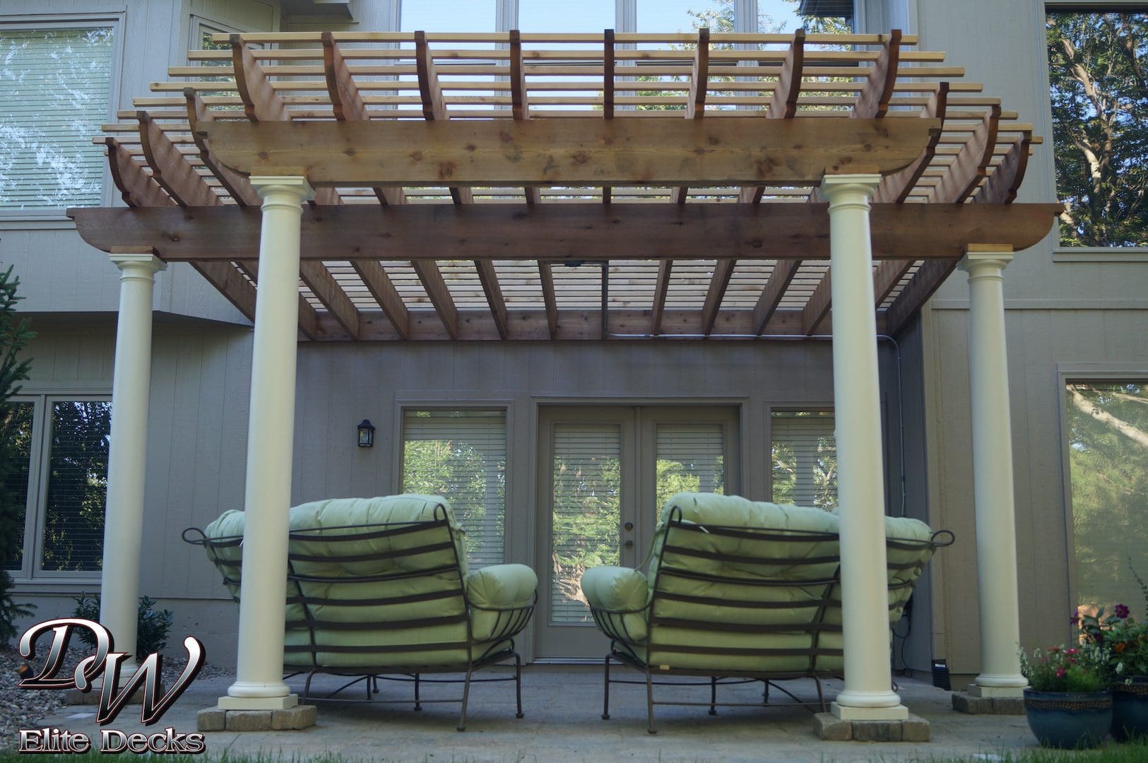 Cedar Pergola located in Leawood, Kansas