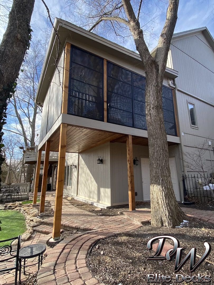 Screened Porch located in Olathe, Kansas