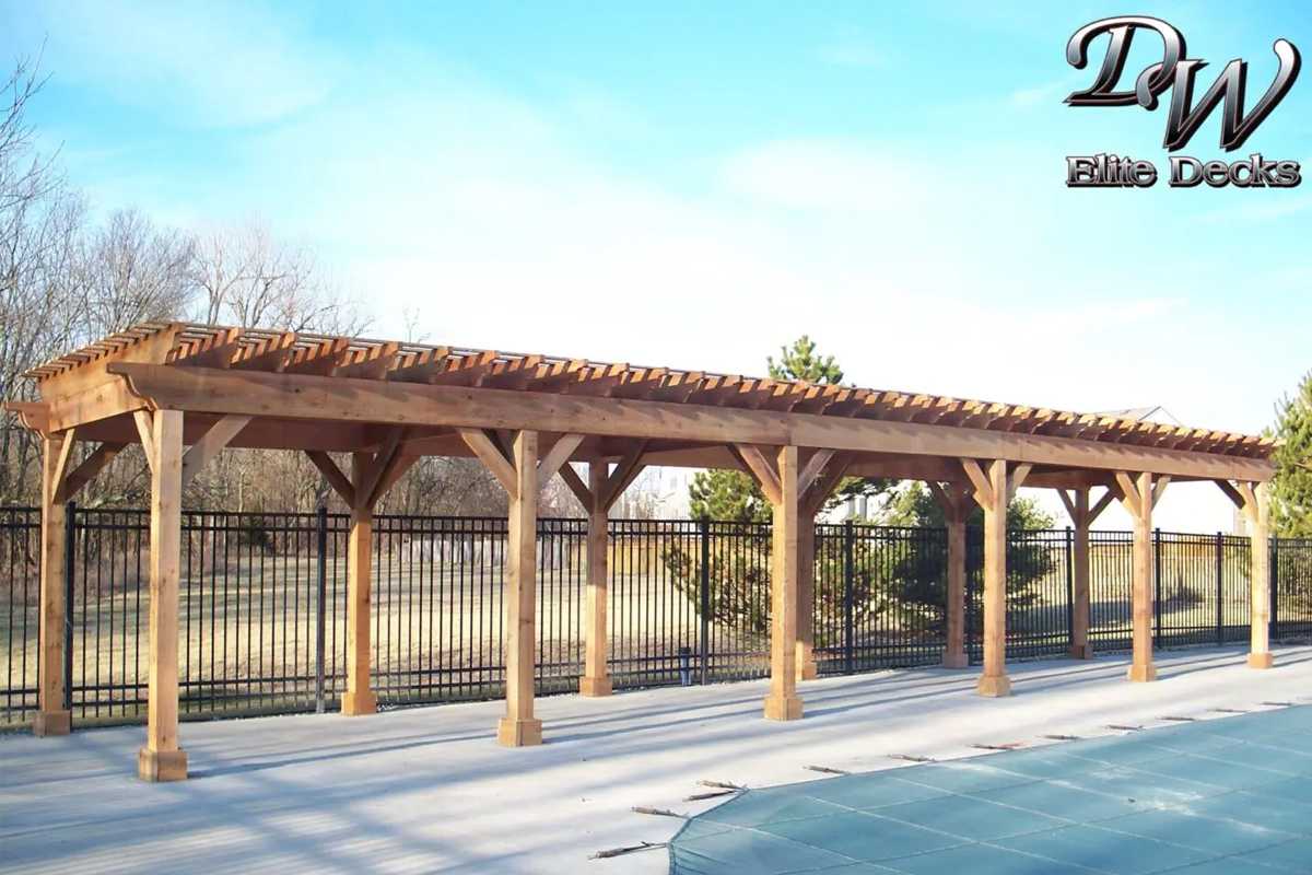 Cedar Pergola located in Overland Park, Kansas - Image 1