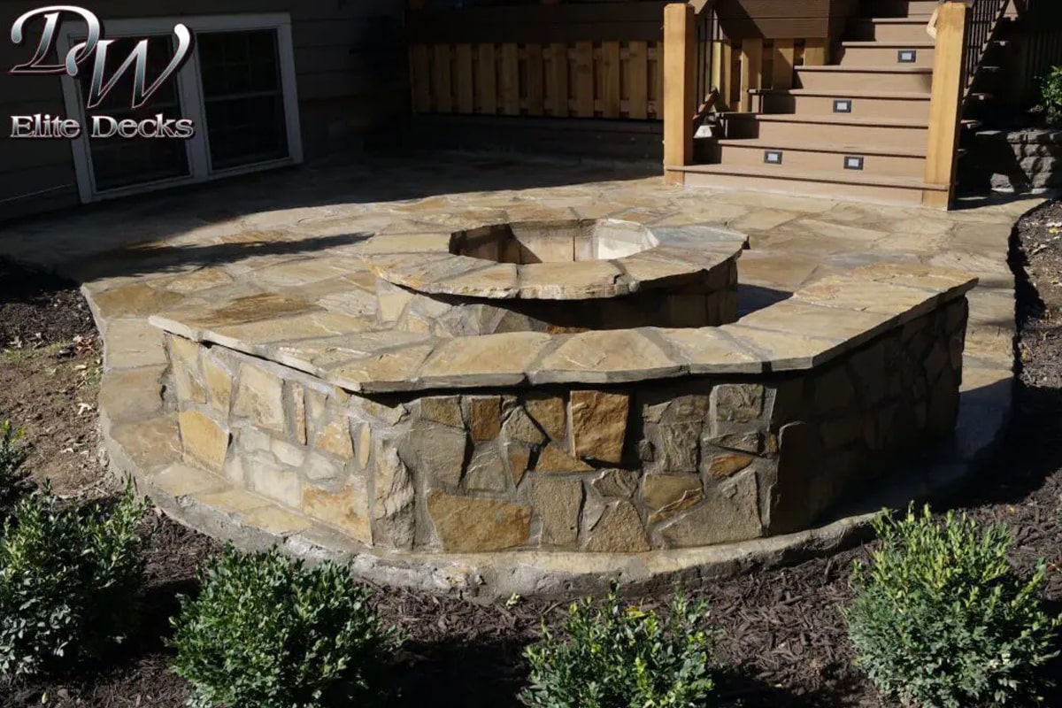 Outdoor Fireplaces, Fire Pits, & Stone Patios - Gallery