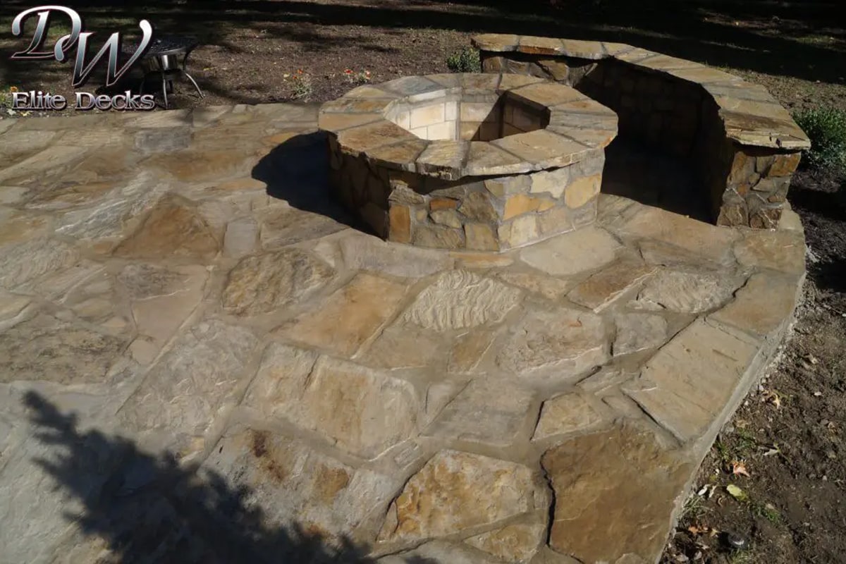 Outdoor Fireplaces, Fire Pits, & Stone Patios - Gallery