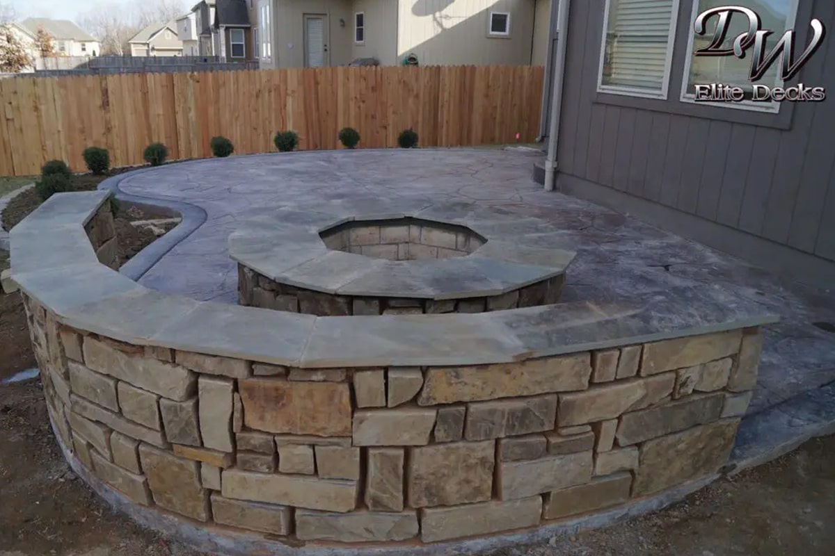 Outdoor Fireplaces, Fire Pits, & Stone Patios - Gallery