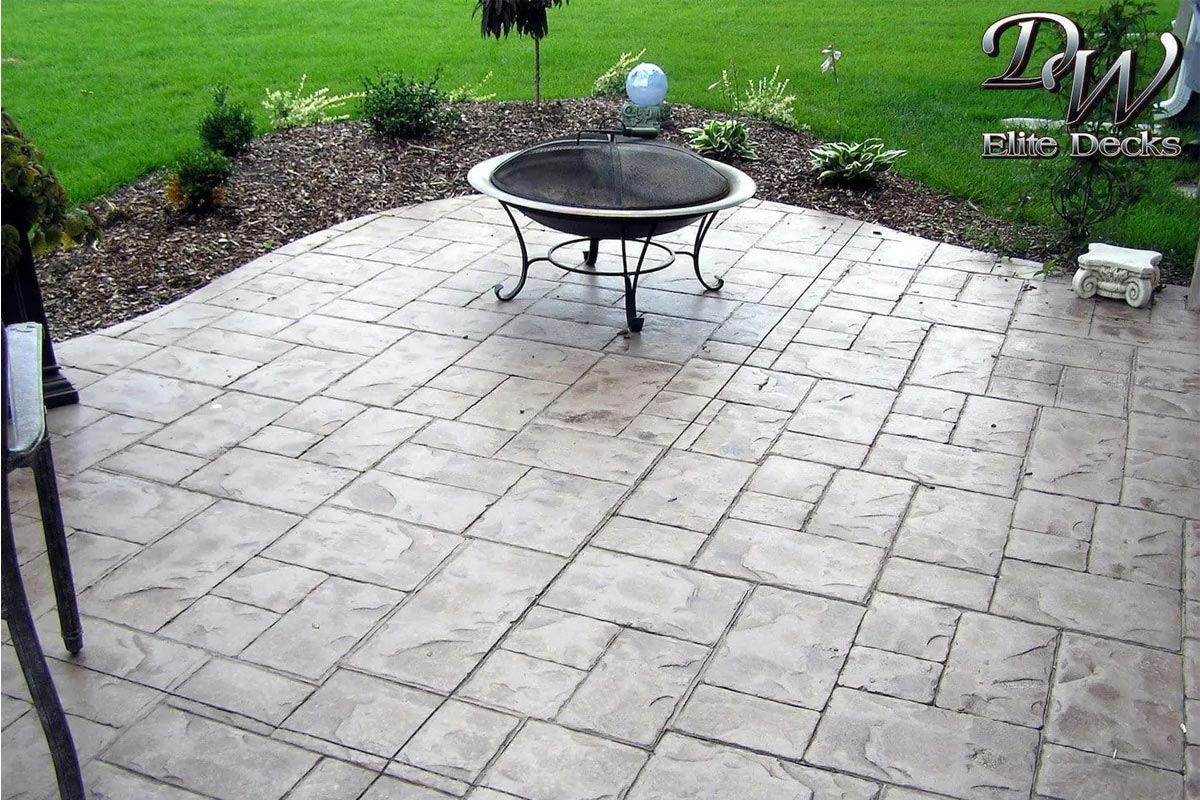 Stamped Concrete in Olathe, KS DW Decks