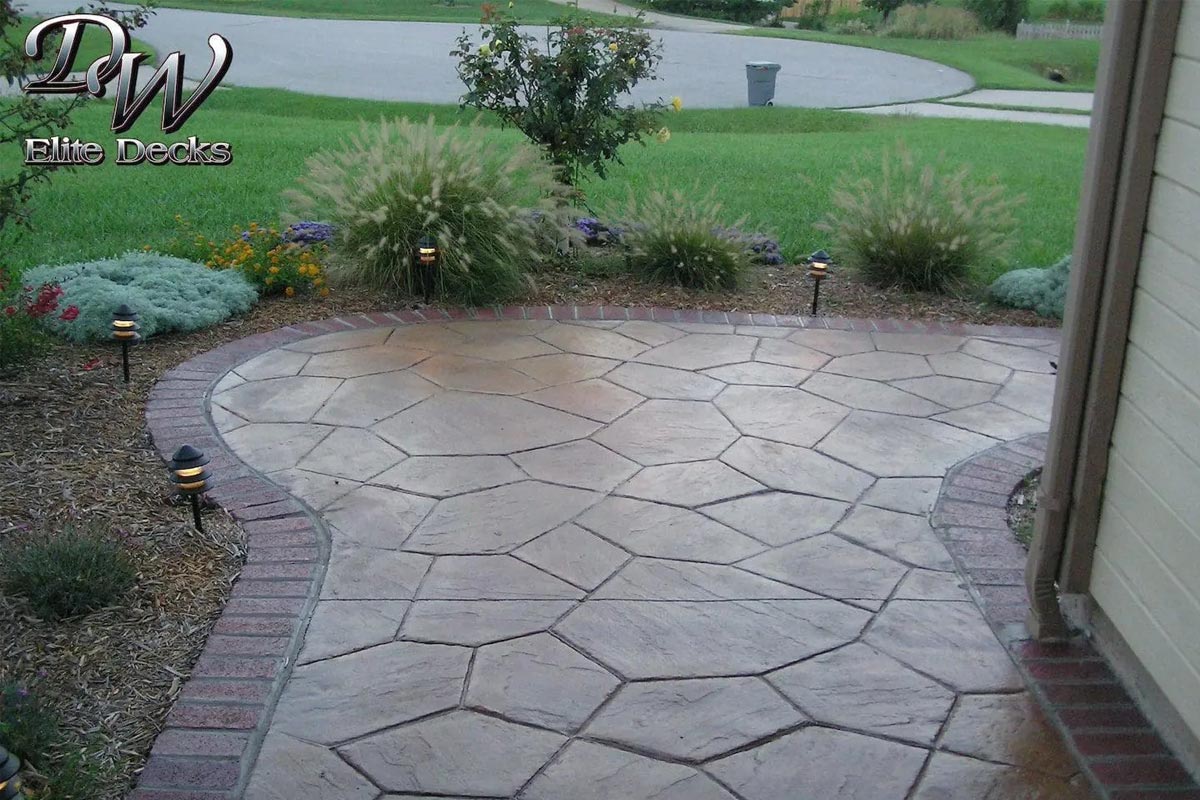 Stamped Concrete in Overland Park, KS DW Decks