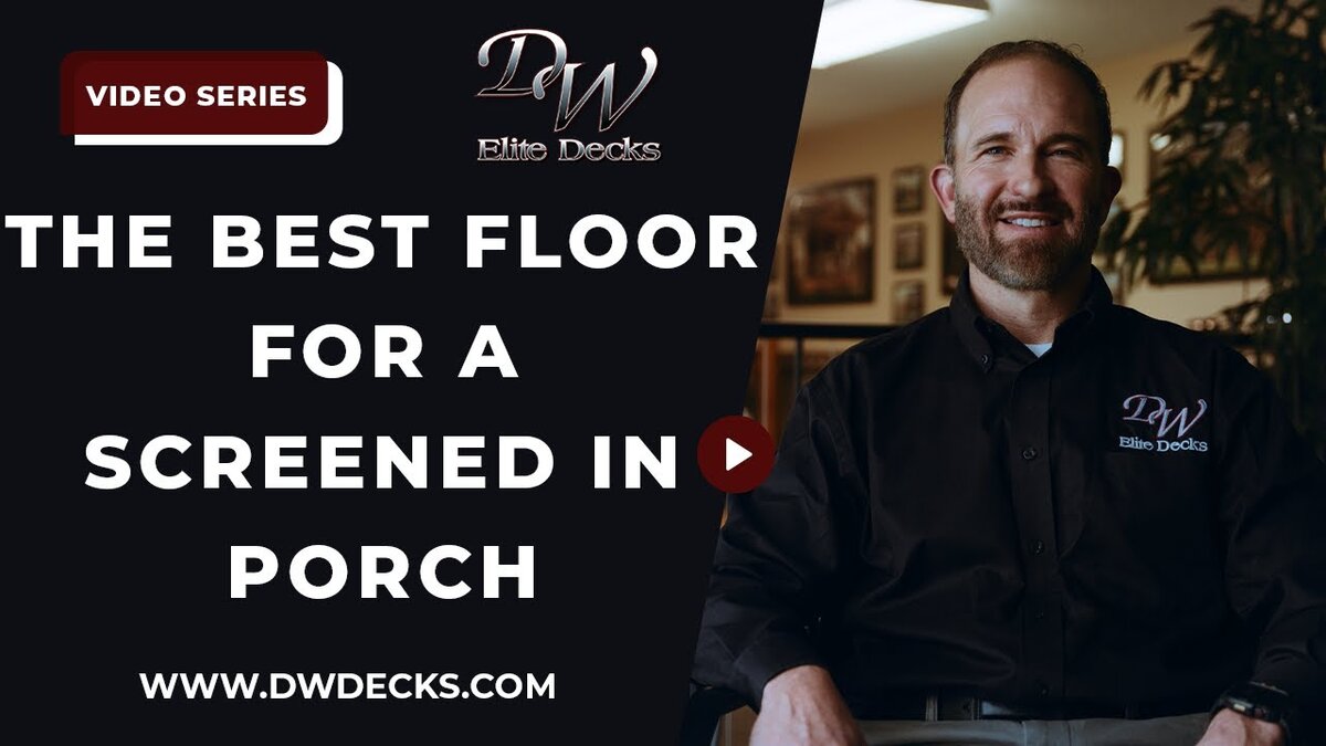 best floor for a screened-in porch