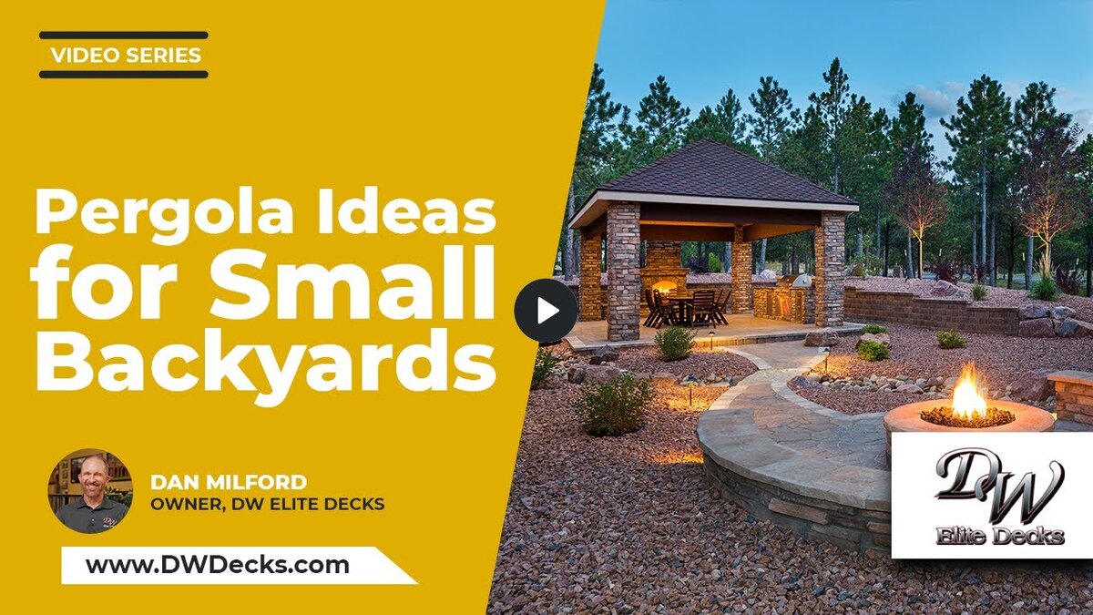 pergola ideas for small backyards