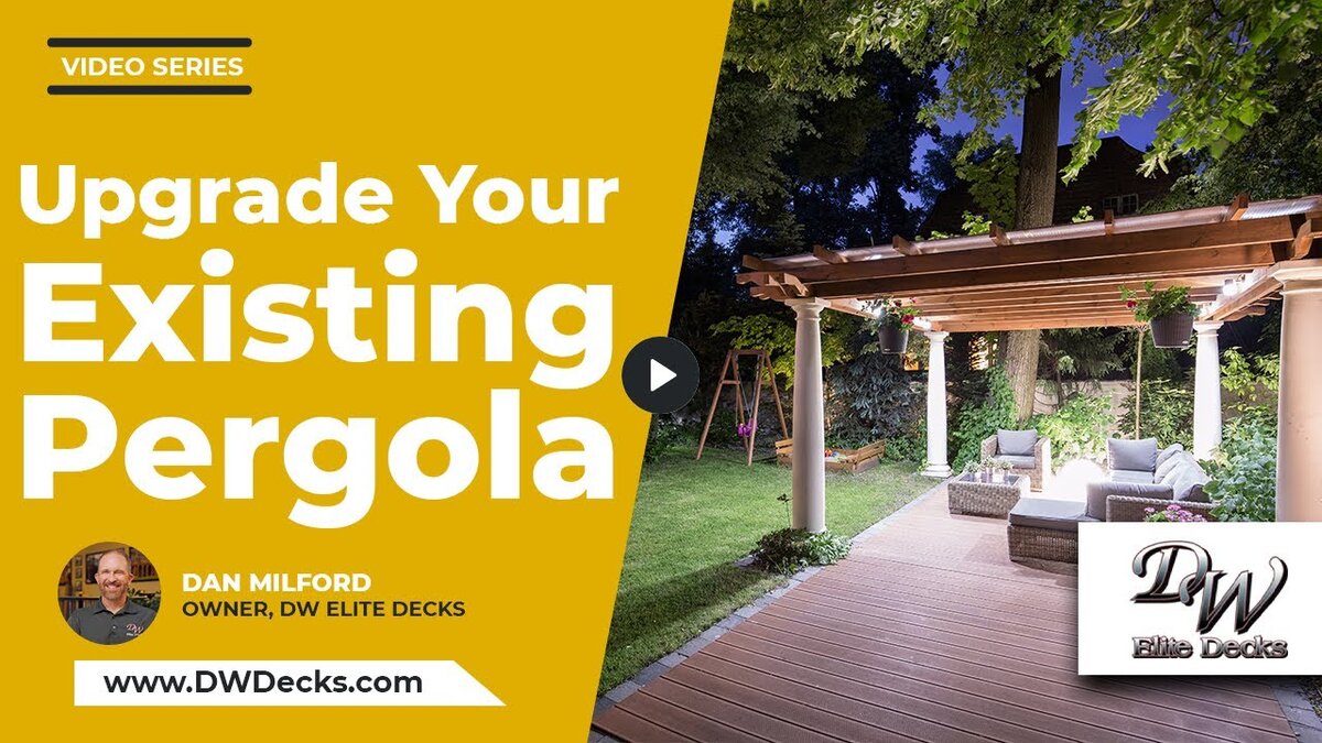 upgrade your existing pergola