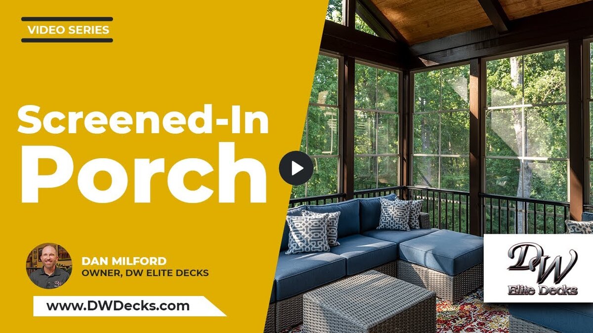 screened-in porch