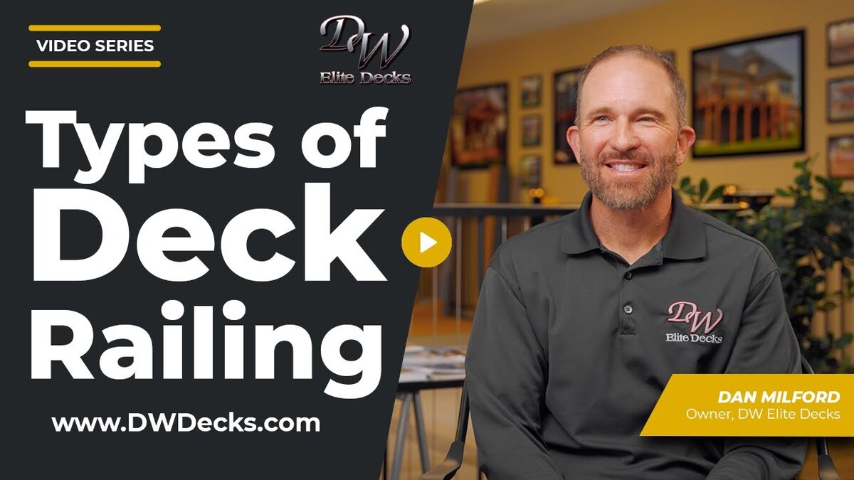 types of deck railing