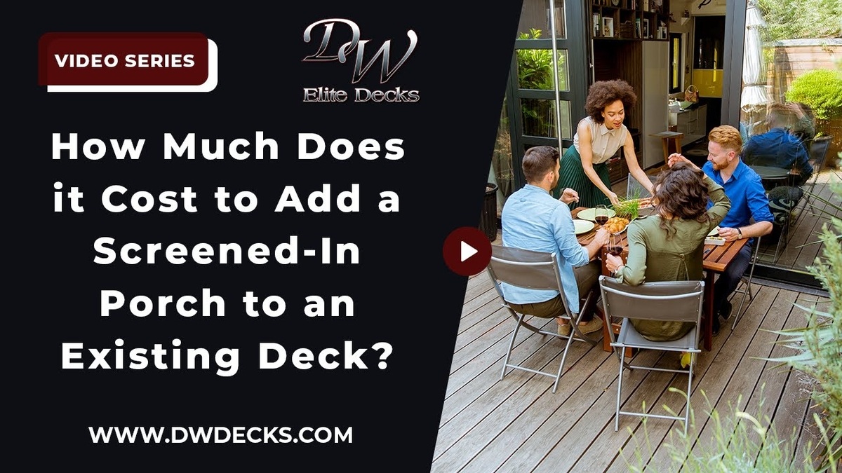 screened-in deck