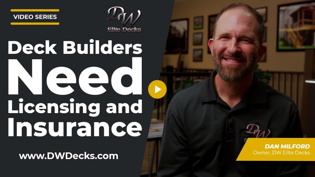 Deck Builders Licensing and Insurance