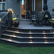 Hooded Recessed Stair Light Image