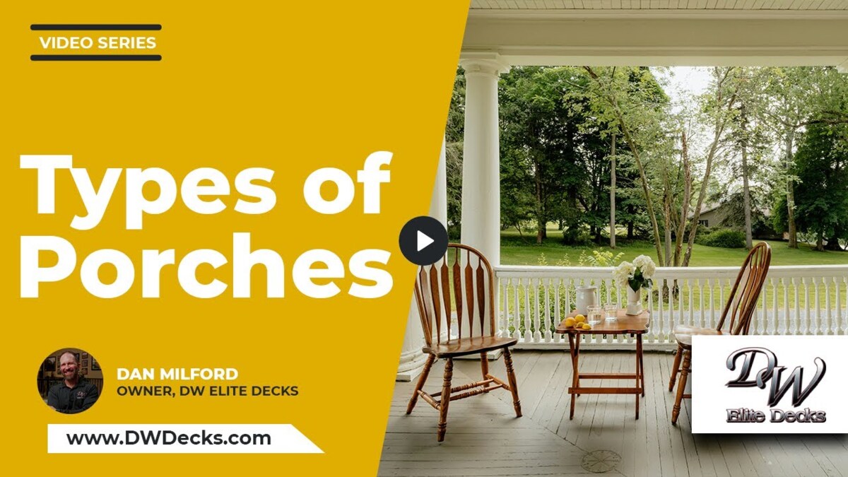 types of porches