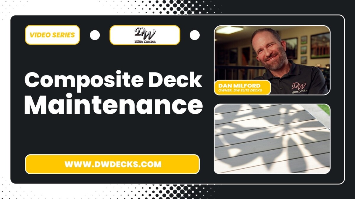 composite deck maintenance