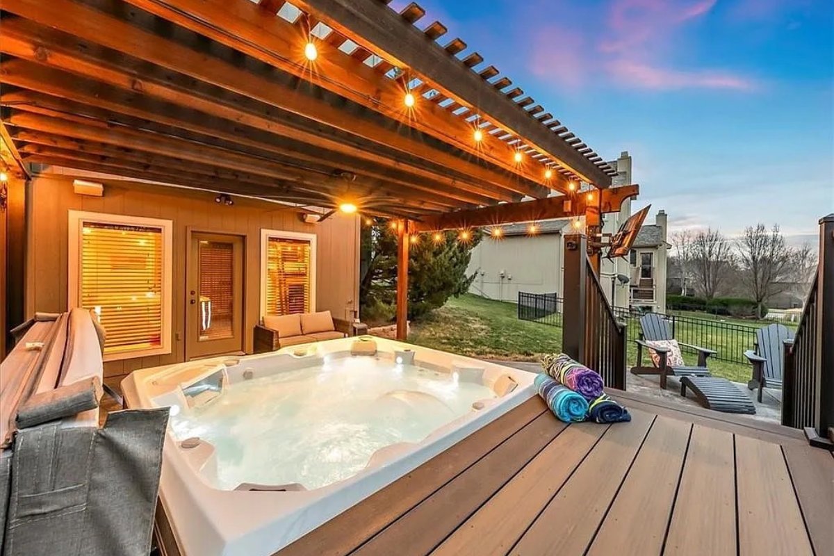 Hot Tub Electrical Hookup on a Deck
