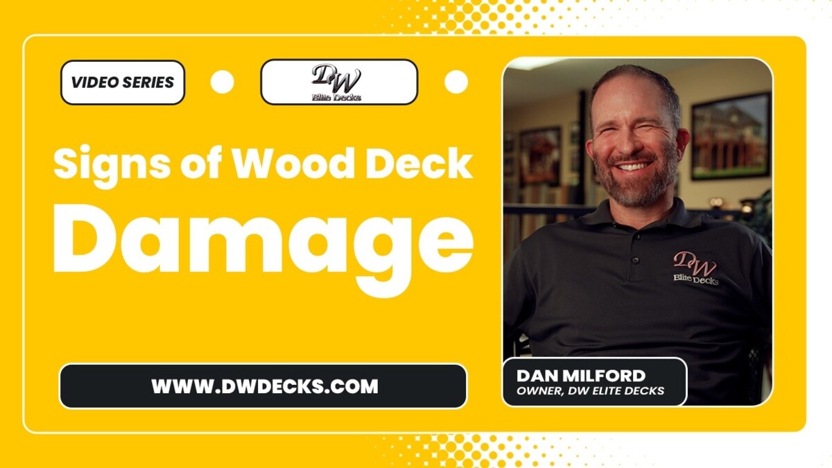 signs of wood deck damage