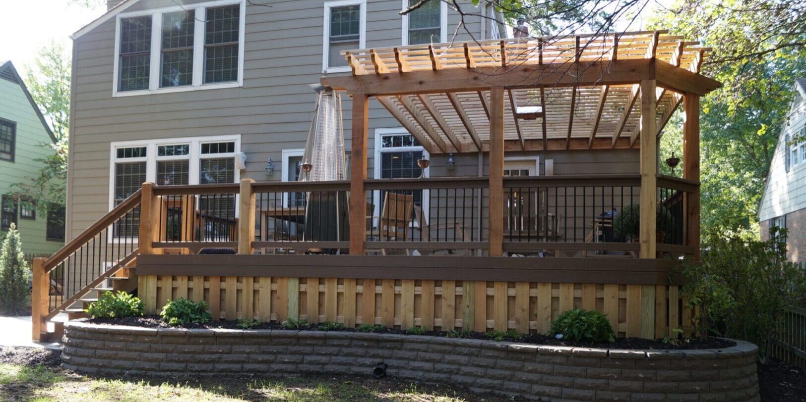 Composite deck by DW Elite Decks, deck builder in Kansas City